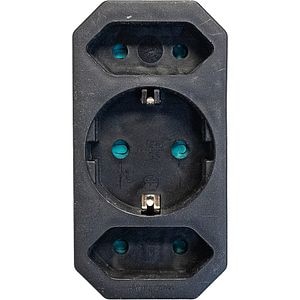 Adaptor priza STROHM, IP20, 3680W, negru