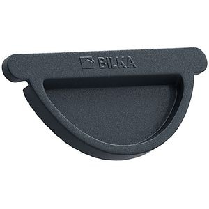 Capac jgheab BILKA, D125, gri antracit mat