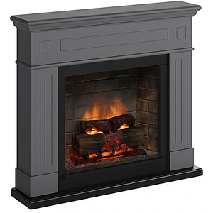 Semineu electric TAGU PowerFlame 2 Solid Grey, 1400W, Focar 3D, gri
