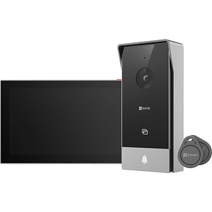 Interfon smart EZVIZ HP5, 1080P, ecran 7', Wi-Fi, comunicare bidirectionala, microfon, negru