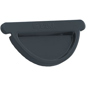 Capac jgheab BILKA, D125, gri antracit lucios