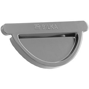 Capac jgheab BILKA, D125, argintiu