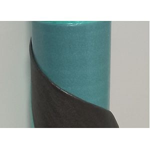 Folie parchet, negru, grosime 3 mm, rola 15 mp