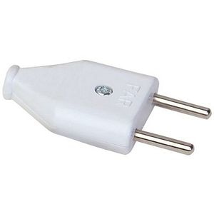 Stecher simplu plat, alb