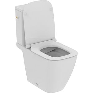 Set vas WC IDEAL STANDARD I.Life B T534801, ceramica, evacuare orizontala, rezervor 3/6l, capac SoftClose, alb