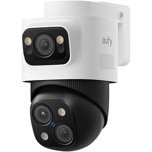 Camera IP exterior EUFY Bullet PTZ S4, 2160p, IR, Night Vision, alb