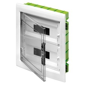 Tablou electric incastrat GEWISS GW40606PM, 24 module, IP40, verde