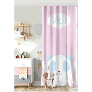 Draperie Mila Home Wow, rejansa, 140 x 200 cm, semiopac, roz