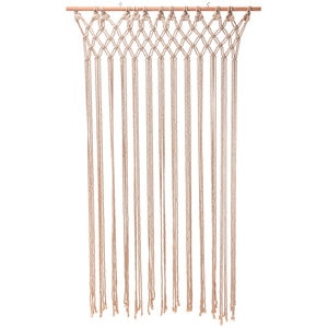 Perdea H&S COLLECTION HZ1905320, bumbac, 90 x 180 cm, bej