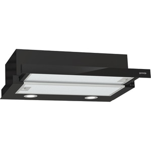 Hota incorporabila telescopica GORENJE TH62E4BG, 1 motor, 450 m3/h, L 60 cm, negru