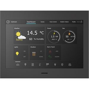 Controller GEWISS Endvision Touch Server 10, KNX, 10", negru