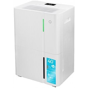 Dezumidificator TURBIONAIRE LEVI 40 ION, 40 l/zi, 610W, Wi-Fi, Ionizare, rezervor 5.3l, alb