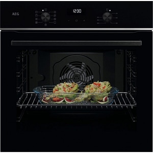 Cuptor incorporabil AEG SurroundCook TU5AB21FSB, Electric, Autocuratare AquaClean, 72 l, Clasa A+, negru