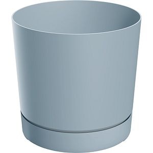 Ghiveci Tubo P PROSPERPLAST, D13 cm, gri deschis