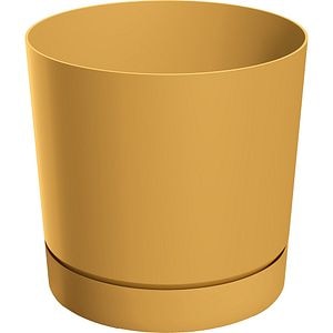 Ghiveci Tubo P PROSPERPLAST, D24 cm, galben