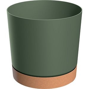 Ghiveci Tubo PM PROSPERPLAST, D13 cm, verde