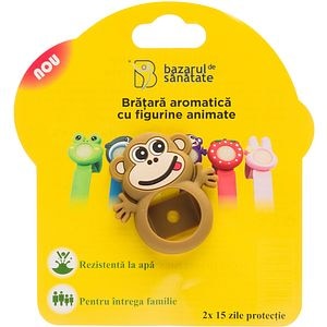 Bratara aromatica din silion anti tantari, 2 rezerve