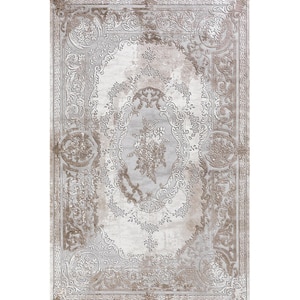 Covor living / dormitor Deco, 80 x 150 cm, acril, maro