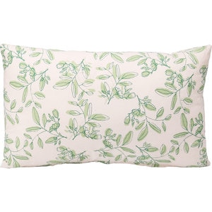 Perna decorativa KI Frunze, 30 x 50 cm, bej-verde