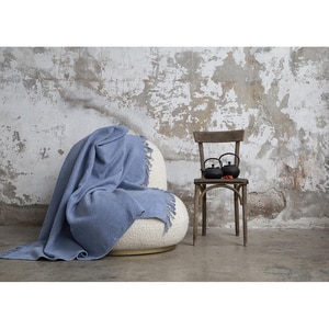 Patura MILA HOME BAT4, 130 x 170 cm, poliester, albastru