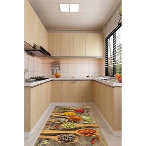 Covor bucatarie Collection Spicy1, 80 x 200 cm, poliester, multicolor