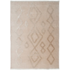 Covor living / dormitor Leo, 80 x 150 cm, bumbac, maro