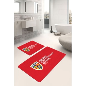 Set 2 covorase baie ECHIPA NATIONALA DE FOTBAL A ROMANIEI, rosu