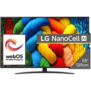 Televizor NanoCell Smart LG 55NANO81A3A, Ultra HD 4K, HDR, 139cm