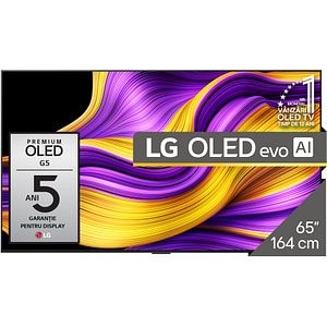 Televizor OLED Evo Smart LG 65G51LW, Ultra HD 4K, HDR, 164cm