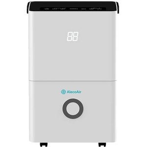 Dezumidificator si purificator aer ALECOAIR D30 Grande, 30l/zi, 600W, Wifi, Uscare rufe, alb