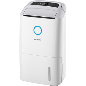Dezumidificator si purificator aer PHILIPS Seria 5000 DE5305/11, 26.5 l/24 h, 4l, 270 m3/h, 245W, 54dB, HEPA NanoProtect, alb 