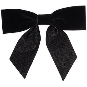 Set fundite, 6buc, catifea, negru