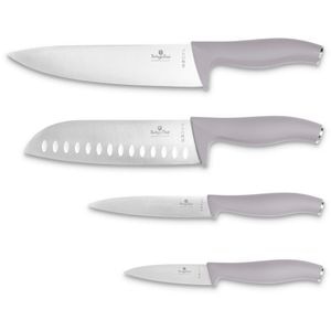 Set cutite BERLINGER HAUS BH/2960, 4 piese, otel, 9-20cm, gri