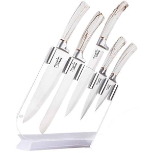 Set cutite MYRIA MC4053, 7 piese, otel inoxidabil, 12-19cm, alb