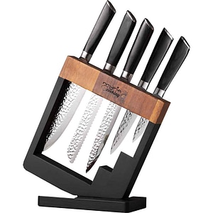 Set cutite MYRIA MC4054, 6 piese, otel inoxidabil, 8.5-20.8cm, negru