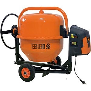 Betoniera DENZEL DCM-200, 1000W, 200l, coroana din fonta