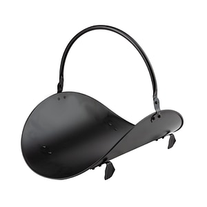 Suport pentru busteni, negru, otel • Evotools