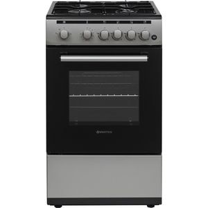 Aragaz VORTEX VAG5050SS01V, 4 arzatoare, Gaz, L 50 cm, Grill, argintiu