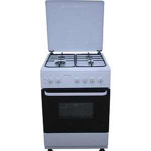 Aragaz VORTEX VAG6060WH03K, 4 arzatoare, Gaz, L 60 cm, Grill, alb