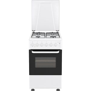 Aragaz VORTEX VAM5060WH02K, 4 arzatoare, Gaz + Electric, L 50 cm, alb