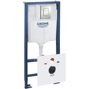 Set rezervor WC incastrat GROHE Rapid SL 6in1 39449000, 6-9 l, crom