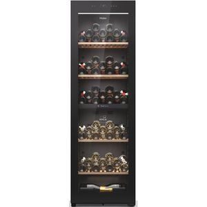 Racitor de vinuri HAIER HWS236GDEH1, 236 sticle, H 190 cm, Clasa E, Wi-Fi, negru
