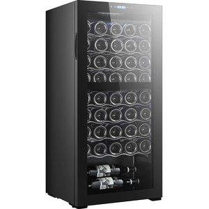 Racitor de vinuri VORTEX VWC13NBK02D, 45 sticle, H 110 cm, Clasa G, negru