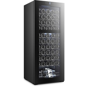 Racitor de vinuri VORTEX VWC15NBK02D, 55 sticle, H 126 cm, Clasa G, negru