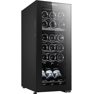 Racitor de vinuri VORTEX VWC5NBK04D, 18 sticle, H 83 cm, Clasa G, negru