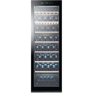 Racitor de vinuri HAIER WS171GA, Direct Cooling, 171 sticle, H 185 cm, Clasa G, negru