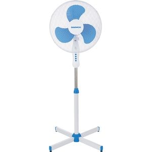 Ventilator cu picior DAEWOO DVS1699V, 3 trepte viteza, 40cm, 40W, alb
