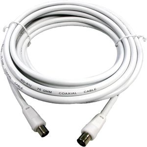 Cablu antena coaxial VORTEX VO2834, 10m, alb