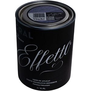 Vopsea decorativa interior Coral Effetto, pe baza de apa, viterbo, 0.9 l