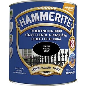 Email lucios Hammerite, negru, 2.5 l